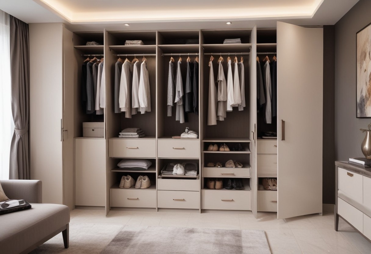 Innovative Wardrobes Designs for Modern Bedroom in Dubai