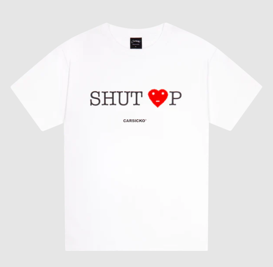 Carsicko-Shutup-White-Shirt