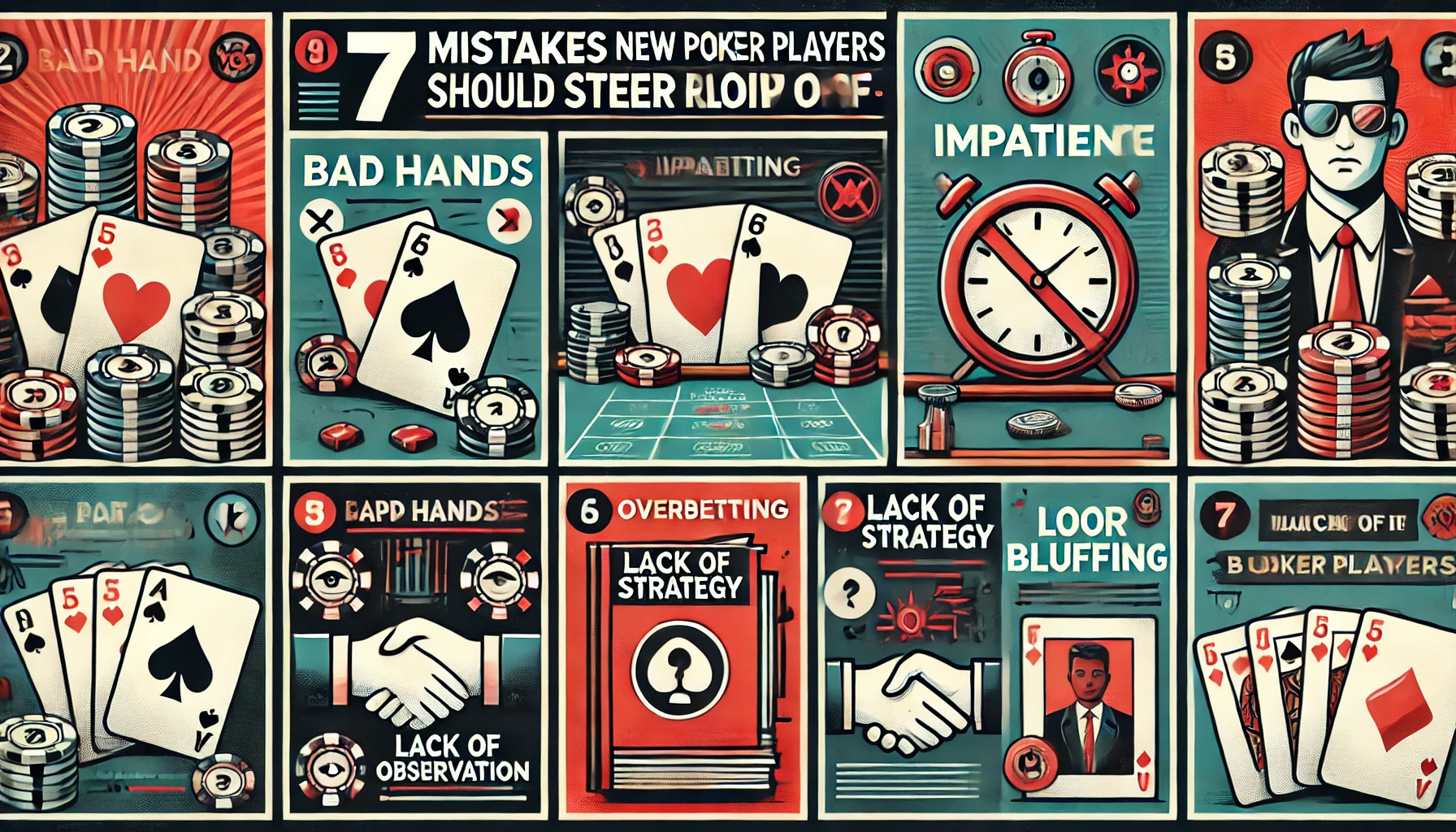 7 Mistakes New Poker Players Should Steer Clear Of