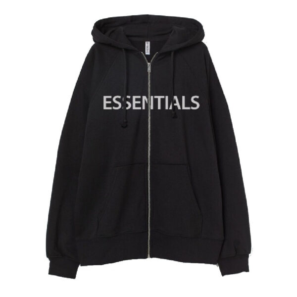 Essentials Oversized Zip-Through Hoodie