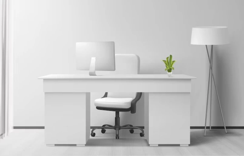 modern office desk