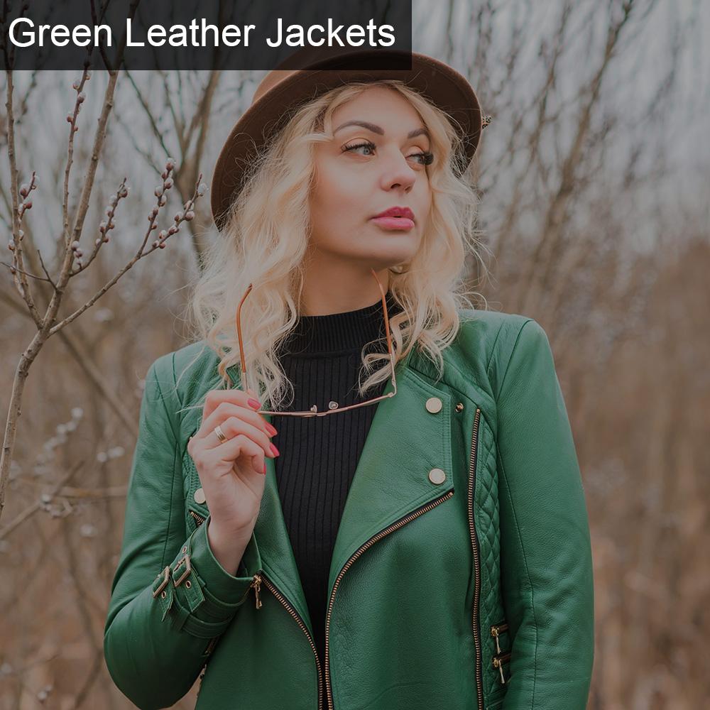 green leather jackets for men