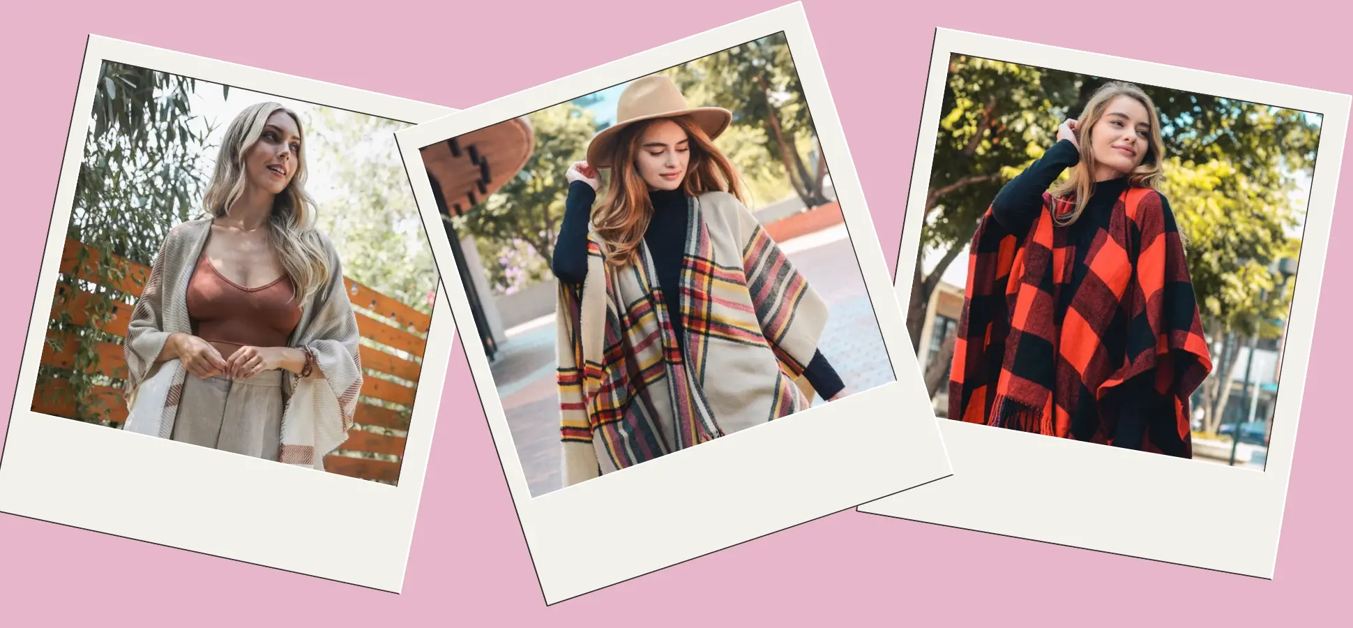 Women's wraps and ponchos
