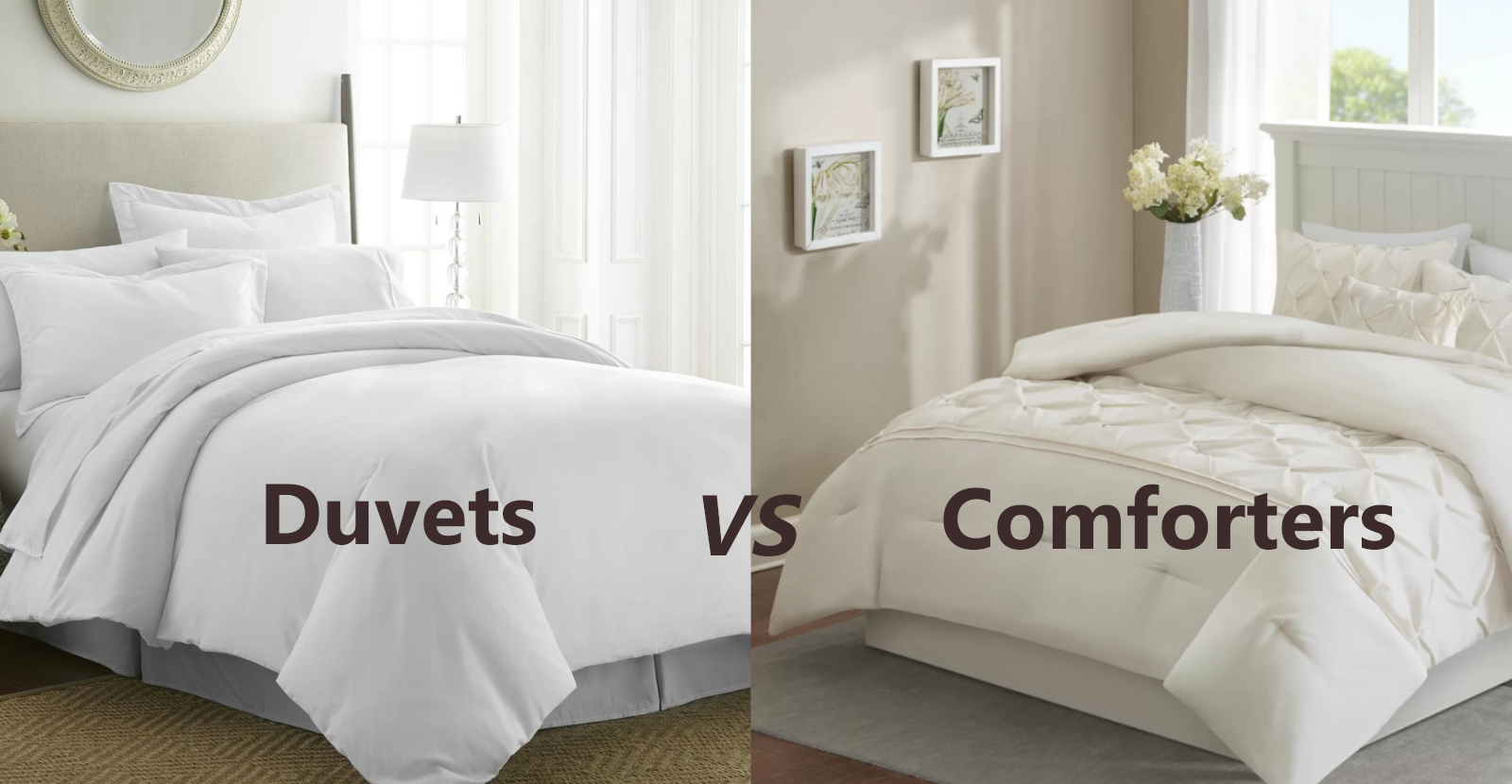 comforters vs duvets