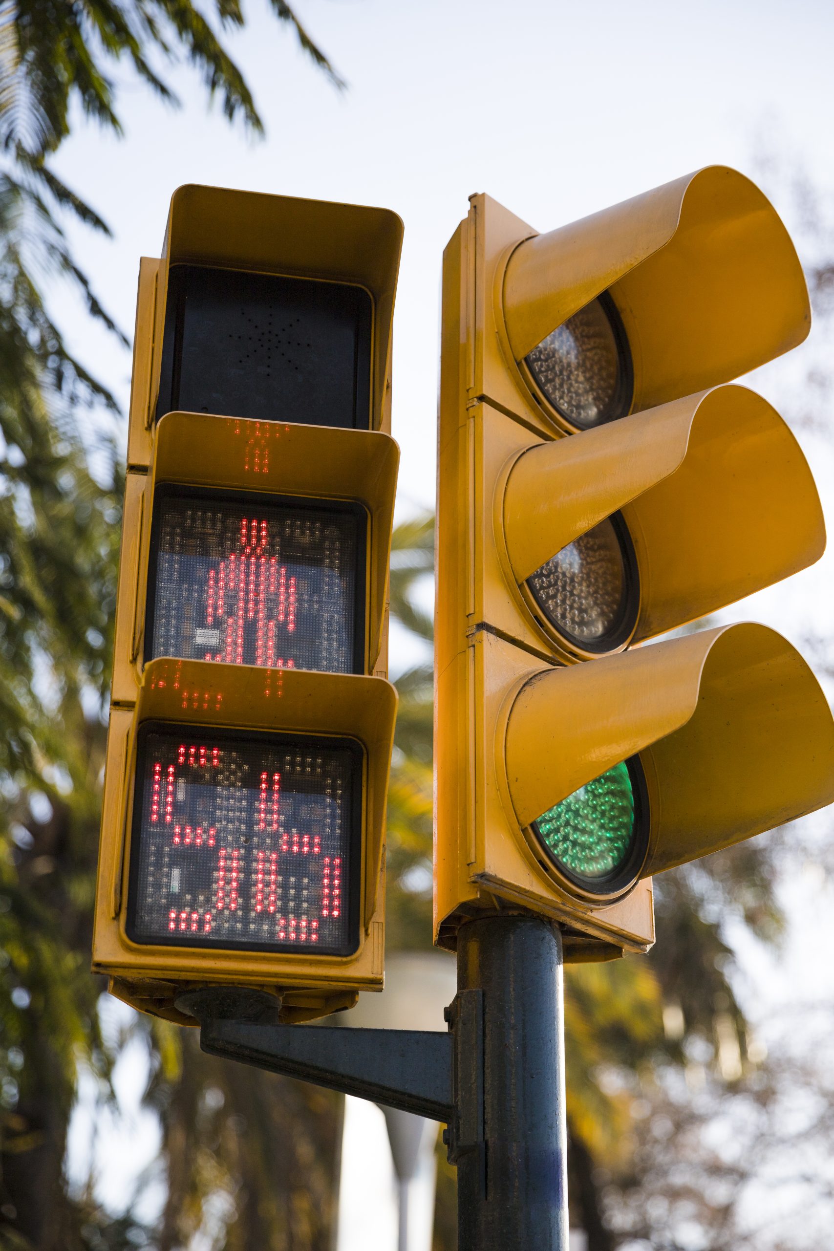 traffic signal lights