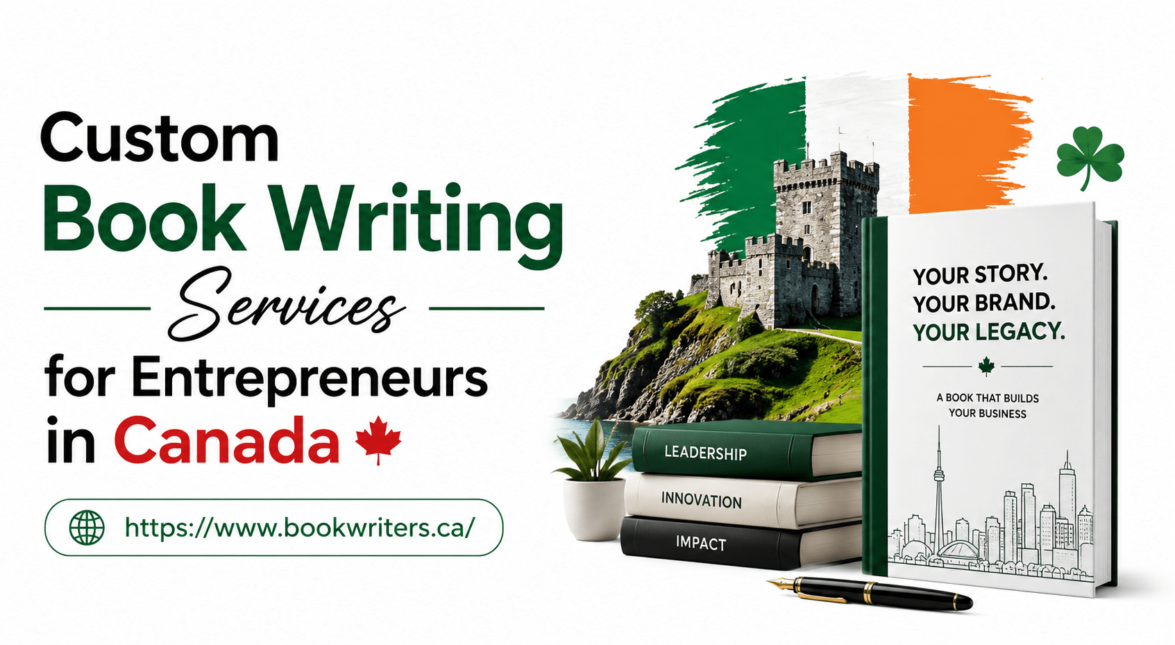 Custom Book Writing Services for Entrepreneurs in Canada