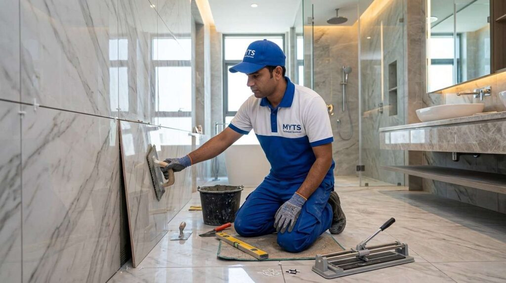 Tile Fixing Contractors in Dubai.