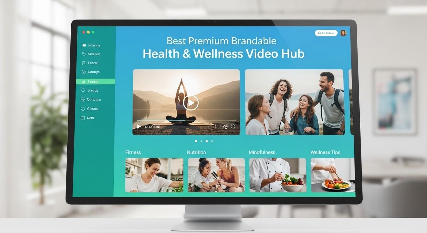 Best Premium Brandable Health & Wellness Video Hub