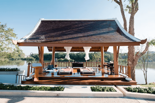 timber framed gazebos