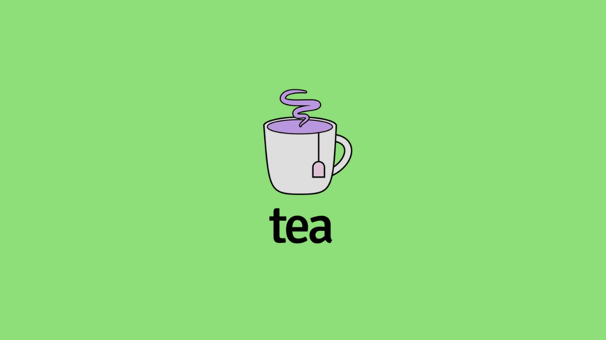 am i on the tea app